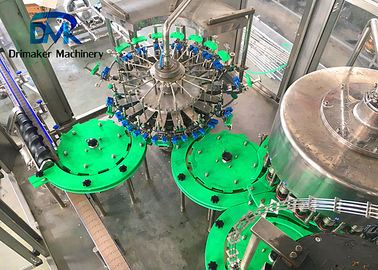 Línea de cristal del embotellamiento de vino de la máquina de embotellado del funcionamiento estable 3.1kw