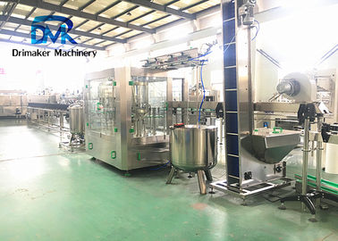 máquina de rellenar líquida caliente de 2000bph 3.1kw para las cabezas de relleno del zumo de fruta 8