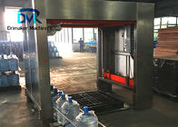 Agua Barreled Palletizer automático 1000 botellas por la máquina obstruida hora del agua