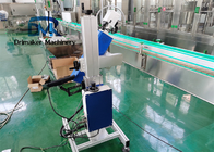 Máquina de la marca del laser de la fibra C02 para la planta de embotellamiento del agua