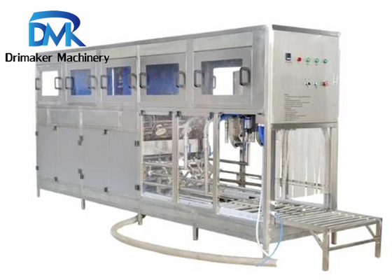 5 galones botellas de la velocidad 100 de la producción de Samll de la máquina de rellenar del agua de 20 litros por hora