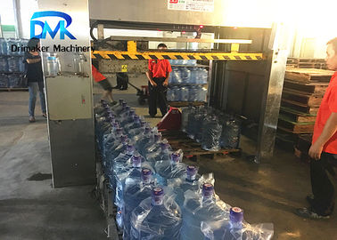 Máquina que empalieta automática para el agua embotellada grande Palletizer del agua del barril de 5 galones